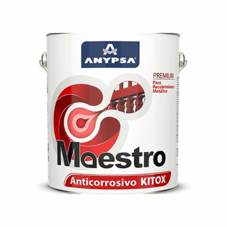 PINTURA ANTICORROSIVA BLANCA 1/4 MAESTRO