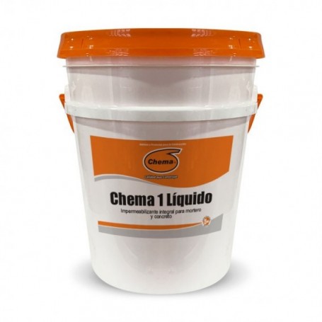 CHEMA 1 LIQUIDO BALDE 5 GL. (IMPERMEABILIZANTE INTEGRAL)