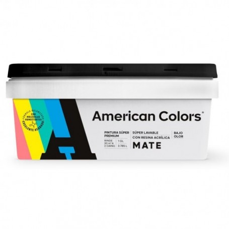 LATEX AMERICAN COLORS BLANCO HUMO