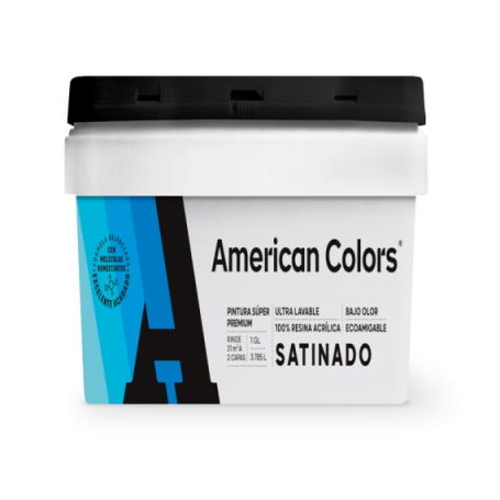 LATEX SATINADO AMERICAN COLORS BLANCO HUMO