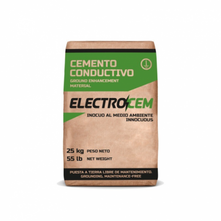 CEMENTO CONDUCTIVO ELECTROCEM 25 KG