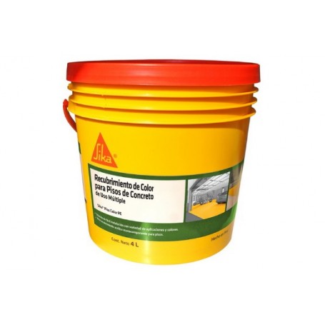 SIKA PISO COLOR PE GRIS X 4 LT