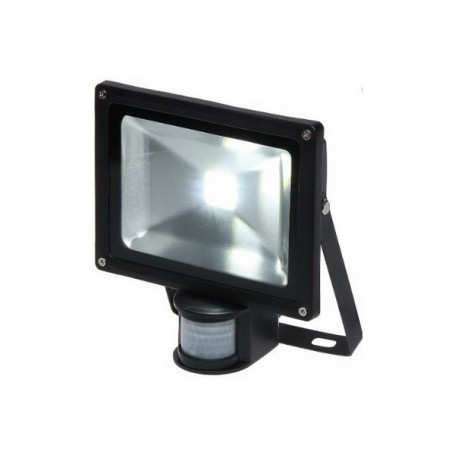 REFLECTOR LED CON SENSOR 20W LUZ BLANCA