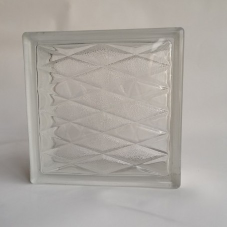 BLOCK VIDRIO PIRAMIDE DIAMOND 19X19X8