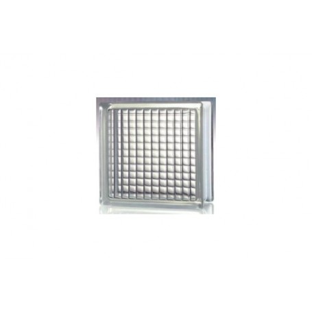 BLOCK VIDRIO CUADRICULADO 24X24X8