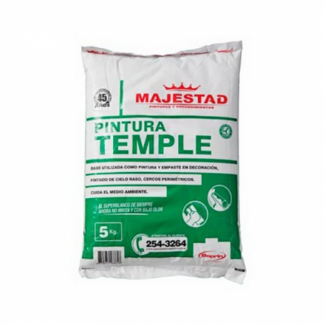 PINTURA TEMPLE MAJESTAD BLS X 5 KG