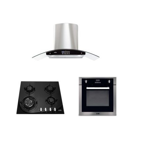 COMBO SOLE 3131COMBO0443 (CAMPANA TURE63CO+COCINA SOLCO034+HORNO SOLHO012)