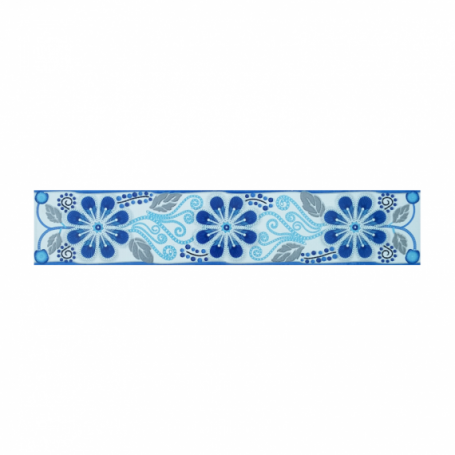 LISTELO ANABEL AZUL 40 X 7.5 LISCER012 BAÑO
