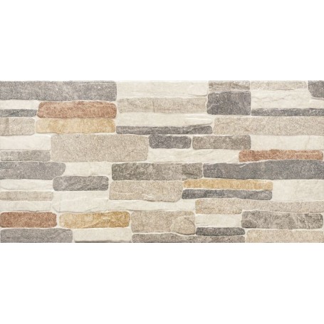 CERAMICA FACHALETA AREQUIPA MIX GRIS BRILLANTE EXTRA 30X60