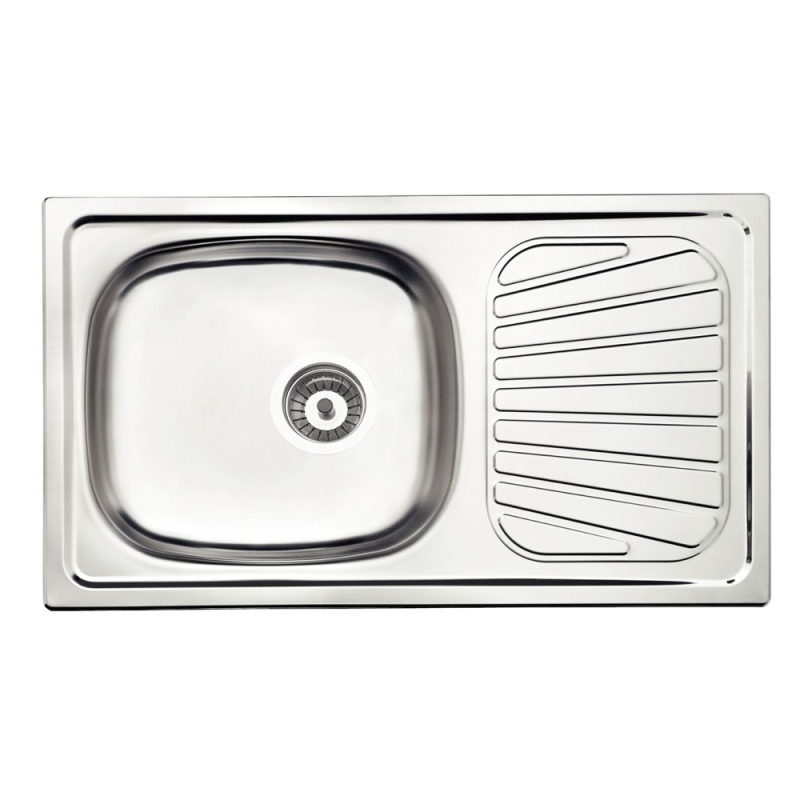 hardware Soleado Fragante LAVADERO ACERO INOXIDABLE 1 CUBETA C/ESCURRIDOR 78X43"