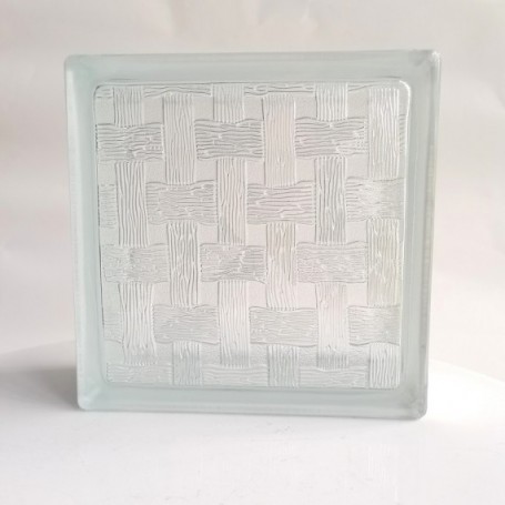 BLOCK VIDRIO DOMO BROCADE 19X19X8