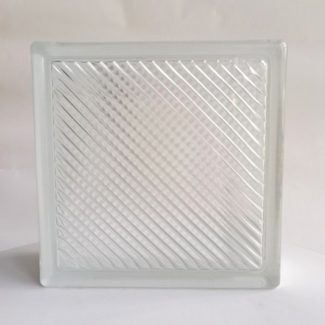BLOCK VIDRIO OBLICUO 19X19X8