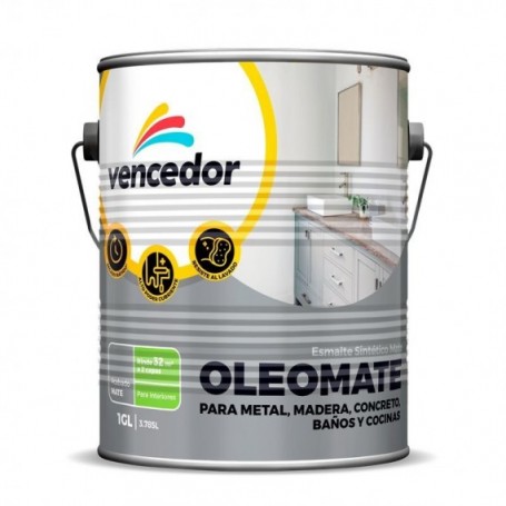 PINTURA OLEOMATE ROJO GL