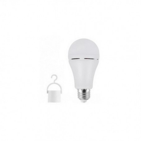 FOCO BULBO 7W LED E27 RECARGABLE LUZ BLANCA