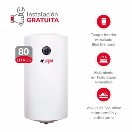 TERMA ELECTRICA BRYAN ONE 80LT