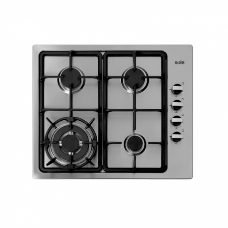 COCINA EMPOTRABLE ACERO INOXIDABLE 58CM SOLCO036