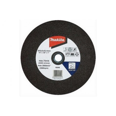 DISCO ABRASIVO 14 CON ACERO INOXIDABLE PARA TRONZADORA 14 B-49448-5