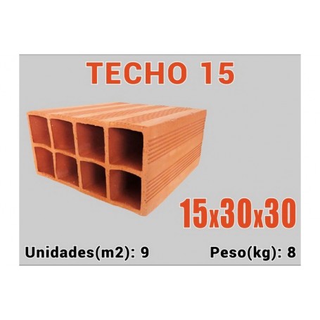 LADRILLO PARA TECHO 15X30X30