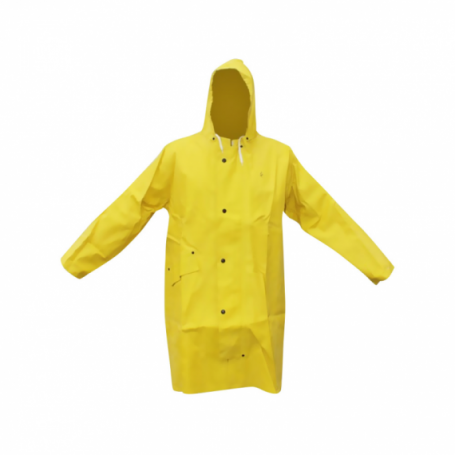 ABRIGO PVC LIVIANA CAPUCHA AMARILLO L - 10303007