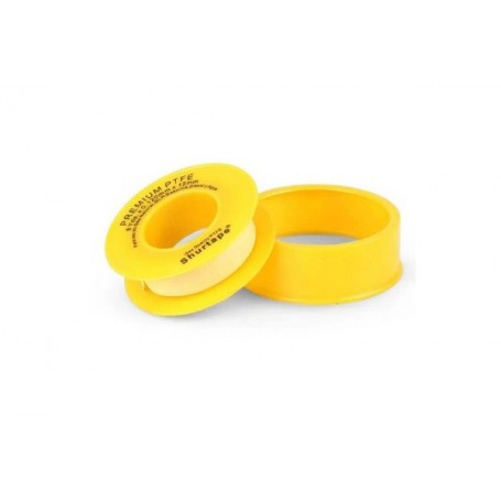 CINTA TEFLON 12MM PARA GAS-AMARILLO