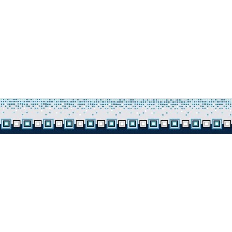 LISTELO CRISTEL AZUL 6X39.5 CM