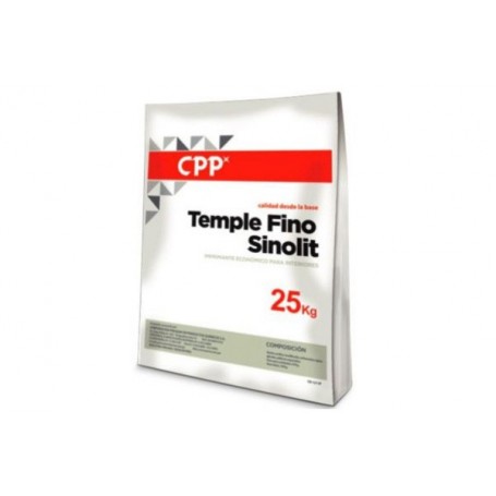 PINTURA TEMPLE BLANCO SINOLIT X 25 KG (CAJA)