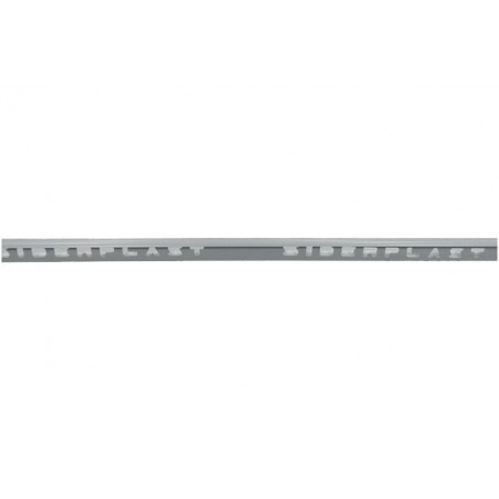 PERFIL PVC 10.5MM GRIS PLATA