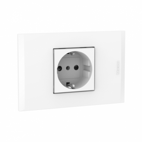 TOMA SCHUKO 2P+T AH2140EB MODUS 4 BLANCO