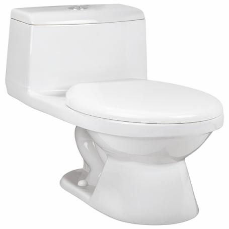 ONE PIECE SAVONA LUX BLANCO PULSADOR SIMPLE CON ASIENTO