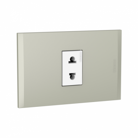 TOMA SIMPLE UNIVERSAL 2P AH2112E1BTI MODUS 4 BLANCO/TERRA