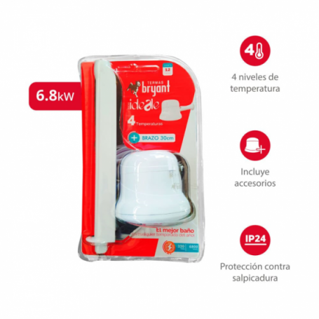 DUCHA ELECTRICA IDEALE 6,8KW