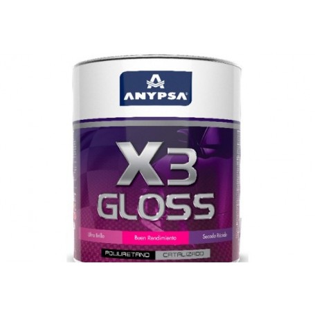 ESMALTE GLOSS NEGRO 1/4 GL