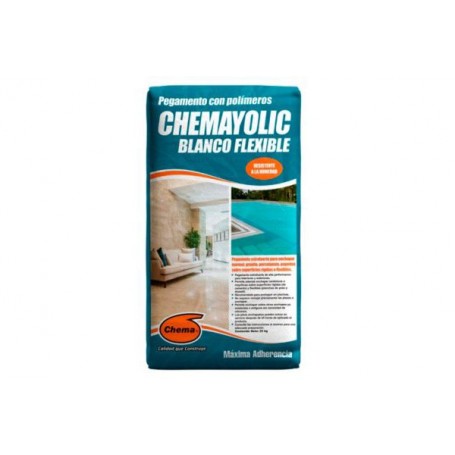 PEGAMENTO (25 K) BLANCO FLEXIBLE CHEMAYOLIC