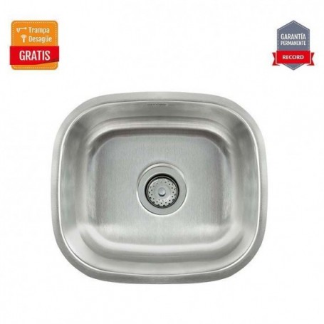 LAVADERO ACERO INOXIDABLE 1 POZA 40X34"