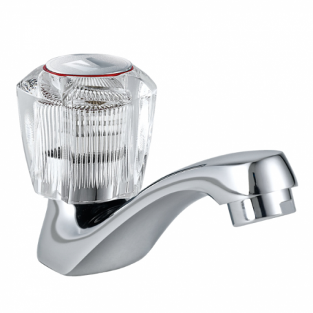 LLAVE LAVATORIO AL MUEBLE CRISTAL CROMO